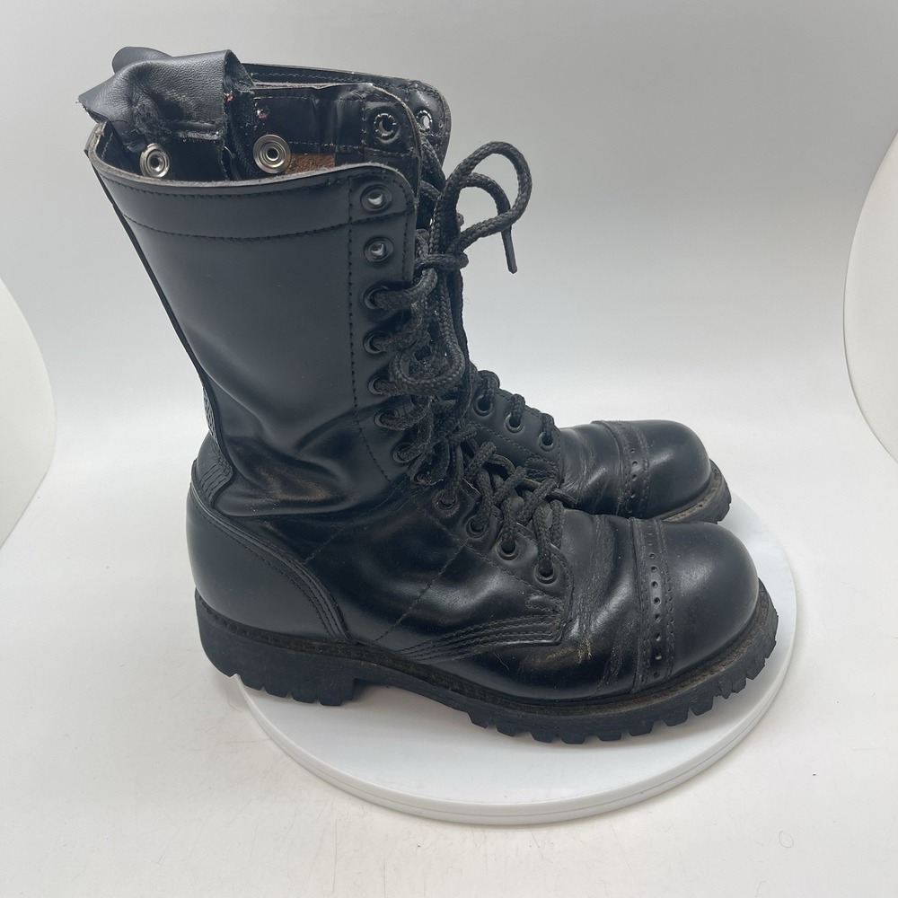 Corcoran Original Leather Black Leather Jump Boots Mens 6 M Women's 7 1/2 USA